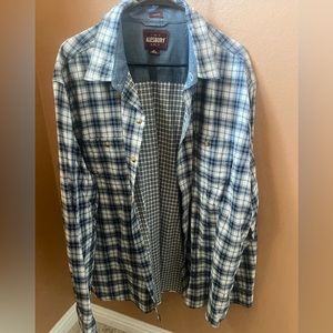 Men's XXL Alesbury Plaid Button Down Shirt